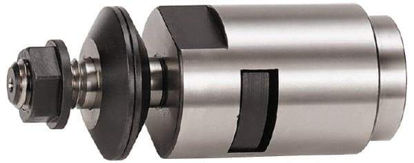 Sopko - 1-1/2" Diam Grinding Wheel Extension - 3/8 to 5/8" Wheel Width, 1/2-13 Thread Size, Left Handed, 3" Taper per ', 0" Arbor Hole - Benchmark Tooling