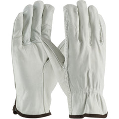 68-103/XL Leather Drivers Gloves - Top Grain Cowhide Leather Drivers - Regular Grade - Straight Thumb - Exact Industrial Supply