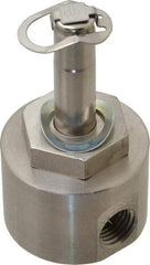 Parker - 1/4" Port, Two Way, Direct Acting, Stainless Steel Solenoid Valve - Normally Closed, 750 Max PSI, NBR Seal - Benchmark Tooling