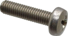 Value Collection - M5x0.80 Metric Coarse, 20mm Length Under Head Phillips Drive Machine Screw - Pan Head, Grade 18-8 Stainless Steel, Uncoated, Without Washer - Benchmark Tooling