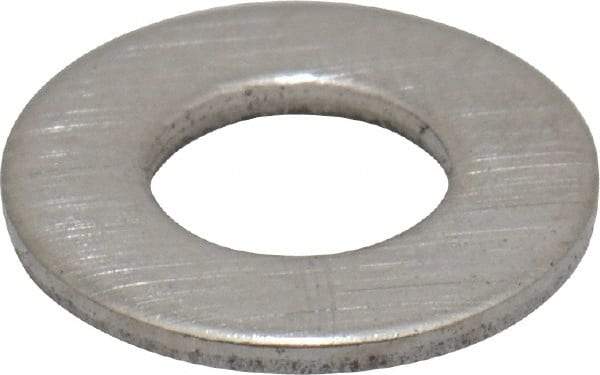 Value Collection - M4 Screw, Grade 18-8 Stainless Steel Standard Flat Washer - 4.3mm ID x 9mm OD, 0.8mm Thick - Benchmark Tooling