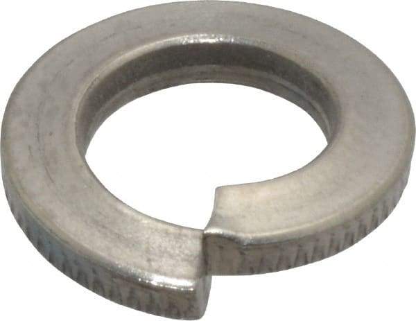 Value Collection - M8, 8.1mm ID, 2mm Thick Split Lock Washer - 18-8 Austenitic Grade A2 Stainless Steel, 8.1mm Min ID, 8.5mm Max ID, 14.8mm Max OD - Benchmark Tooling