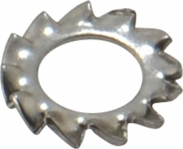 Value Collection - M4 Screw, 4.3mm ID, Stainless Steel External Tooth Lock Washer - 8mm OD, Grade 18-8 & Austenitic A2 - Benchmark Tooling