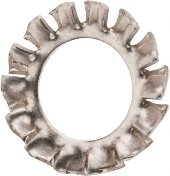 Value Collection - M8 Screw, 8.4mm ID, Stainless Steel External Tooth Lock Washer - 15mm OD, Grade 18-8 & Austenitic A2 - Benchmark Tooling