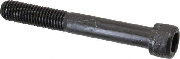 Value Collection - M12x1.75 Metric Coarse Hex Socket Drive, Socket Cap Screw - Grade 12.9 Alloy Steel, Black Oxide Finish, Partially Threaded, 90mm Length Under Head - Benchmark Tooling