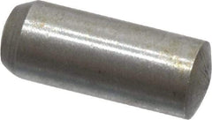 Value Collection - 3mm Diam x 8mm Pin Length Grade 8 Alloy Steel Precision Dowel Pin - Bright Finish, 1 Rounded End - Benchmark Tooling