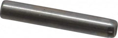 Value Collection - 3mm Diam x 18mm Pin Length Grade 8 Alloy Steel Precision Dowel Pin - Bright Finish, 1 Rounded End - Benchmark Tooling