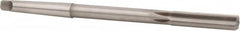 Alvord Polk - 17/32" High Speed Steel 8 Flute Chucking Reamer - Straight Flute, 1MT Morse Taper Shank, 2" Flute Length, 8" OAL - Benchmark Tooling