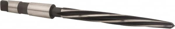 Alvord Polk - 15/16" Reamer Diam, 5/8" Small End Diam, 3MT Morse Taper Shank, 7-3/8" Flute, Bridge Reamer - Benchmark Tooling