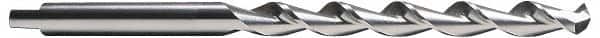 Cleveland - 13/32", 118° Point, Parabolic Flute, High Speed Steel Taper Length Drill Bit - Bright Finish, 4-3/8" Flute Length, 7" OAL, Series 2565 - Benchmark Tooling