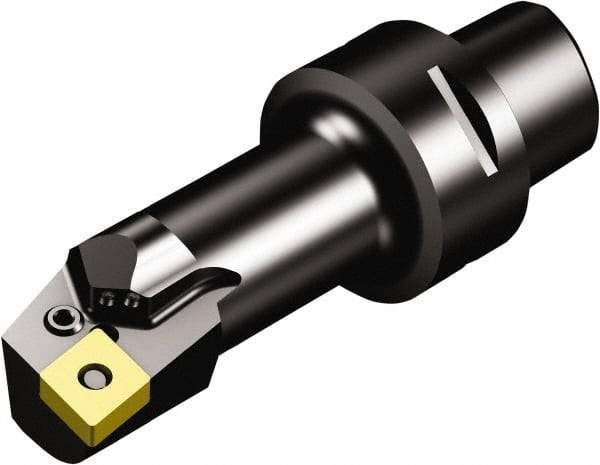 Sandvik Coromant - Left Hand Cut, Size C6, CNMG 16 06 12 & CNMG 543 Insert Compatiblity, External Modular Turning & Profiling Cutting Unit Head - 27mm Ctr to Cutting Edge, 140mm Head Length, Through Coolant, Series T-Max P - Benchmark Tooling