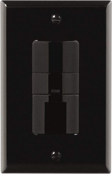 Cooper Wiring Devices - 450 Square Ft. Coverage, Infrared Occupancy Sensor Wall Switch - 600 at 120 V Incandescent, 600 at 120 V Fluorescent, 120 VAC, Black - Benchmark Tooling