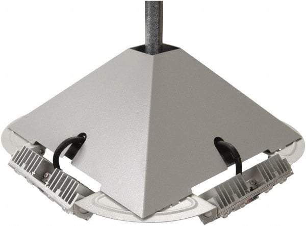 Cooper Lighting - 6" Long Steel Light Fixture Wire Guard - For Use with Garage Area Lights & Quadcast Luminaires - Benchmark Tooling