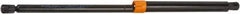 Associated Spring Raymond - 0.315" Rod Diam, 0.709" Tube Diam, 120 Lb Capacity, Gas Spring - Extension, 18.5" Extended Length, 7.25" Stroke Length, Composite Ball Socket, Nitride Coated Piston - Benchmark Tooling