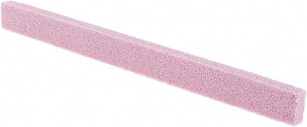 Made in USA - 80 Grit Aluminum Oxide Rectangular Polishing Stone - Very Soft Grade, 1/2" Wide x 6" Long x 1/4" Thick - Benchmark Tooling