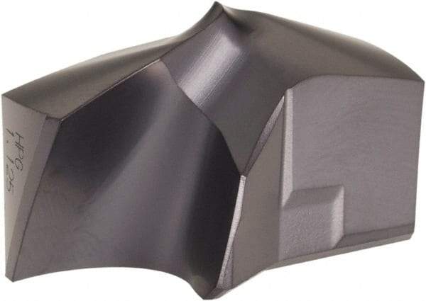 Kennametal - Series KSEM, 1-1/8" Diam Grade KCPM45 140° Replaceable Drill Tip - Carbide, TiAlN Finish, 7 Seat Size - Benchmark Tooling