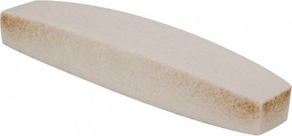Grier Abrasives - 60 Grit Aluminum Oxide Boat (Shape) Polishing Stone - Medium Grade, 2-1/2" Wide x 9" Long x 1-1/2" Thick - Benchmark Tooling