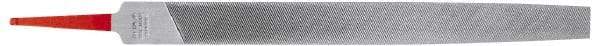 Simonds File - 4" Long, Bastard Cut, Half Round American-Pattern File - Double Cut, Tang - Benchmark Tooling