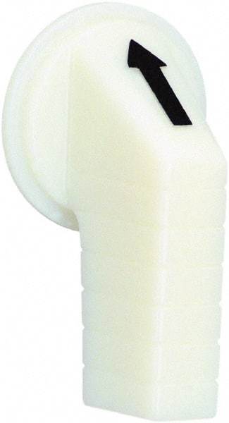 Schneider Electric - 30mm, White, Selector Switch Operating Knob - For Use with Selector Switch - Benchmark Tooling