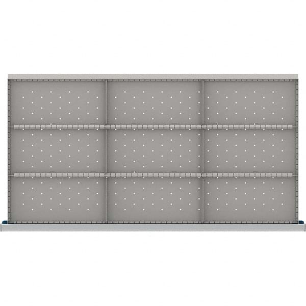 LISTA - 9-Compartment Drawer Divider Layout for 3.15" High Drawers - Benchmark Tooling