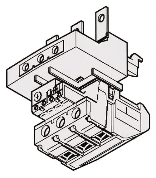 Schneider Electric - 110 to 140 Amp, 690 VAC, Thermal IEC Overload Relay - Trip Class 10A, For Use with LC1D150 - Benchmark Tooling