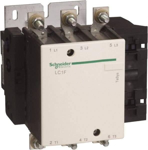 Schneider Electric - 3 Pole, 120 Coil VAC, 115 Amp at 440 VAC, Nonreversible IEC Contactor - Bureau Veritas, CCC, CSA, DNV, EN/IEC 60947-1, EN/IEC 60947-4-1, GL, JEM 1038, LROS, RINA, RMRoS, RoHS Compliant, UL Listed - Benchmark Tooling