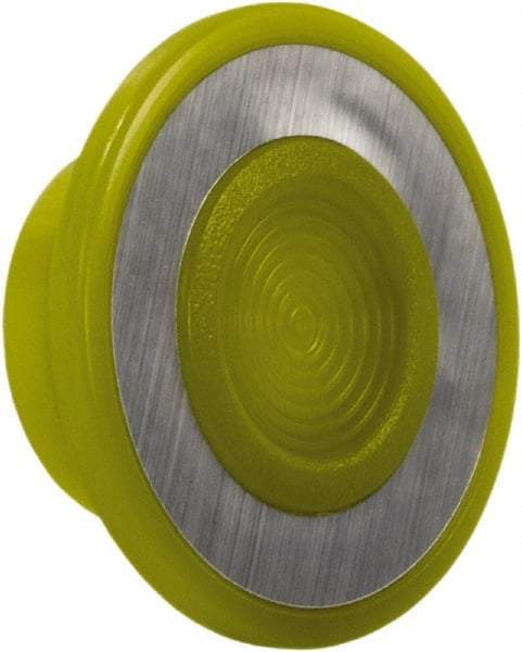 Schneider Electric - Extended Mushroom Head Pushbutton Switch Cap - Yellow, Illuminated - Benchmark Tooling