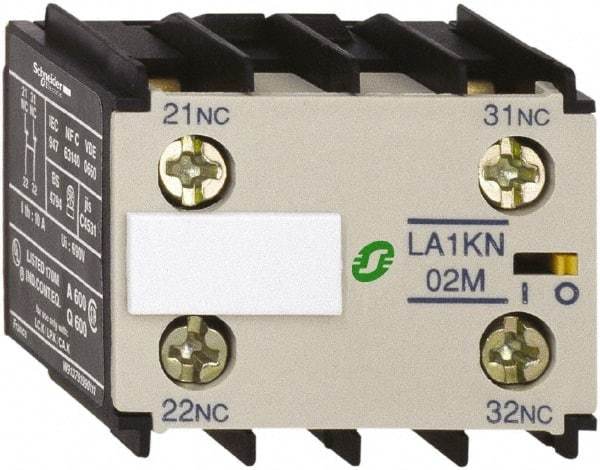 Schneider Electric - Contactor Auxiliary Contact Block - For Use with TeSys K - Benchmark Tooling