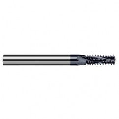 0.2350″ Cutter Diameter × 0.6250″ (5/8″) Length of Cut Carbide Multi-Form 5/16″-24 Thread Milling Cutter, 3 Flutes, AlTiN Coated - Benchmark Tooling
