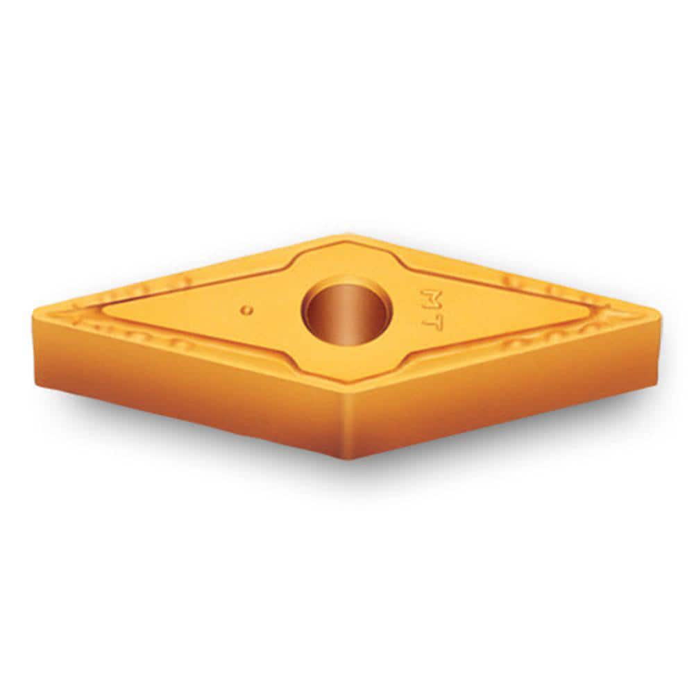 Turning Insert: VNMG331MT TT5100, Solid Carbide TiCN, Al2O3 & TiN Finish, Neutral, 0.6540″ Long, 3/8″ Inscribed Circle, 0.0160″ Corner Radius, 35.0 ° N/A Diamond, Series VNMG