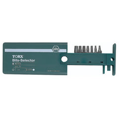 Security Torx Bit Selector 7 Piece Set in Storage Case T7s - T25s - Benchmark Tooling