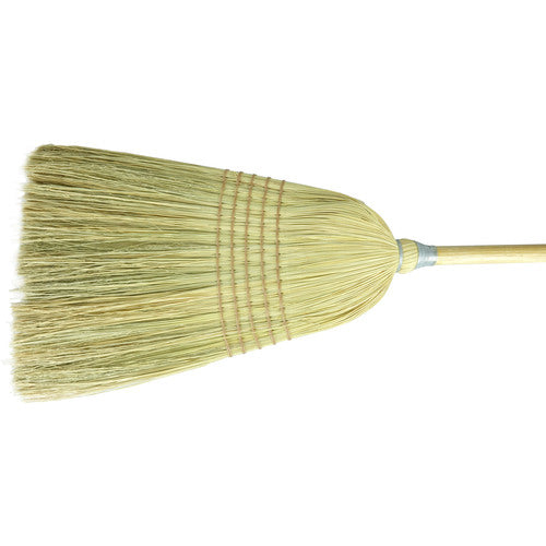Janitorial Upright Broom, Corn and Fiber Fill, 57″ Overall Length - Benchmark Tooling
