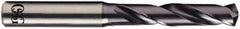OSG - 15.08mm 140° Solid Carbide Screw Machine Drill Bit - WD1 Finish, 65mm Flute Length, 115mm OAL - Benchmark Tooling