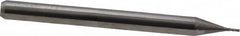 Kyocera - 0.02", 0.06" LOC, 1/8" Shank Diam, 1-1/2" OAL, 4 Flute, Solid Carbide Square End Mill - Single End, Uncoated, Spiral Flute, 30° Helix, Centercutting, Right Hand Cut, Right Hand Flute, Series 1810 - Benchmark Tooling