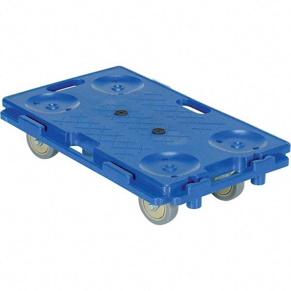 Vestil - 250 Lb Capacity Plastic Dolly - 26" Long x 16" Wide - Benchmark Tooling
