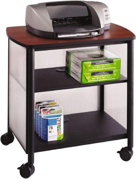 Safco - Black & Cherry Case/Stand - Use with Printer, Office Machines - Benchmark Tooling