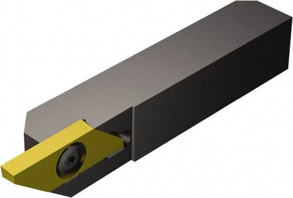 Sandvik Coromant - QSSMAL, External, Right Hand, 8.5mm Max Depth of Cut, Indexable Grooving Tool Holder - MACR 3 200-N Insert Compatibility, 12mm Shank Height, 12mm Shank Width, 70mm OAL - Benchmark Tooling