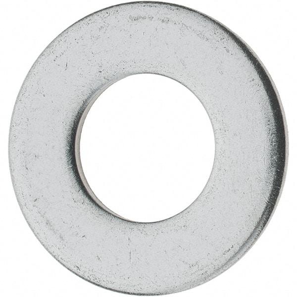 Value Collection - 1/2" Screw, Grade 18-8 Stainless Steel Standard Flat Washer - 17/32" ID x 1-1/16" OD, 0.095" Thick - Benchmark Tooling