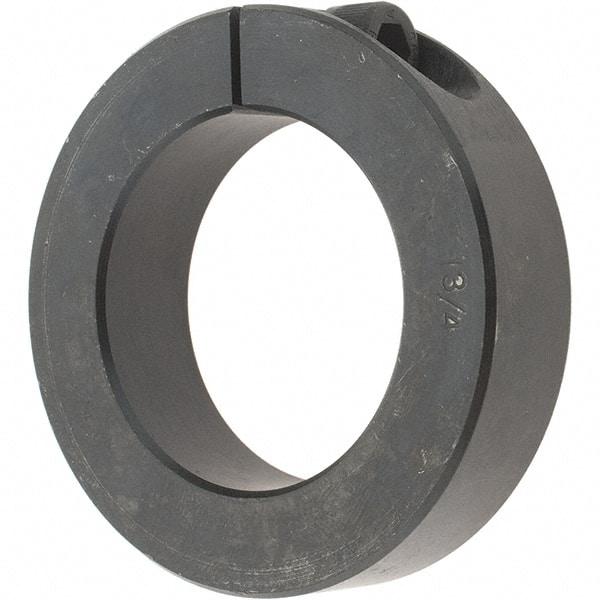 Value Collection - 1-3/4" Bore, Steel, One Piece Clamp Collar - 2-3/4" Outside Diam, 11/16" Wide - Benchmark Tooling