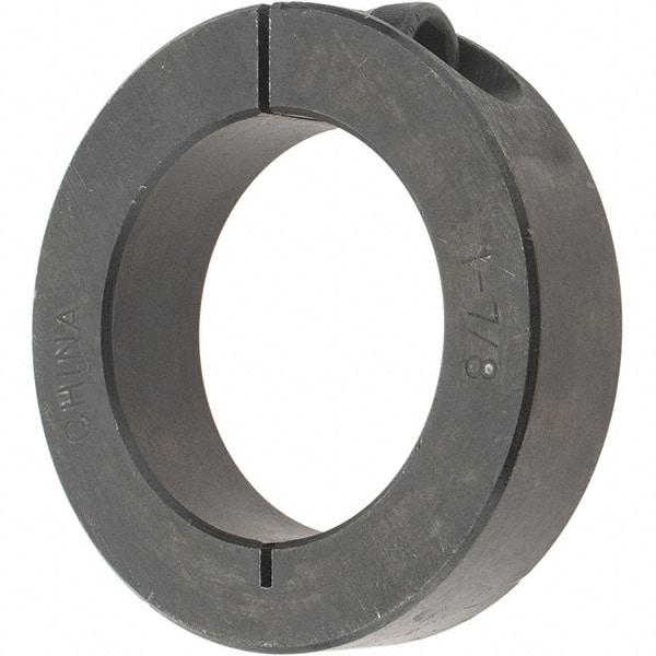 Value Collection - 1-7/8" Bore, Steel, One Piece One Piece Split Shaft Collar - 2-7/8" Outside Diam, 11/16" Wide - Benchmark Tooling