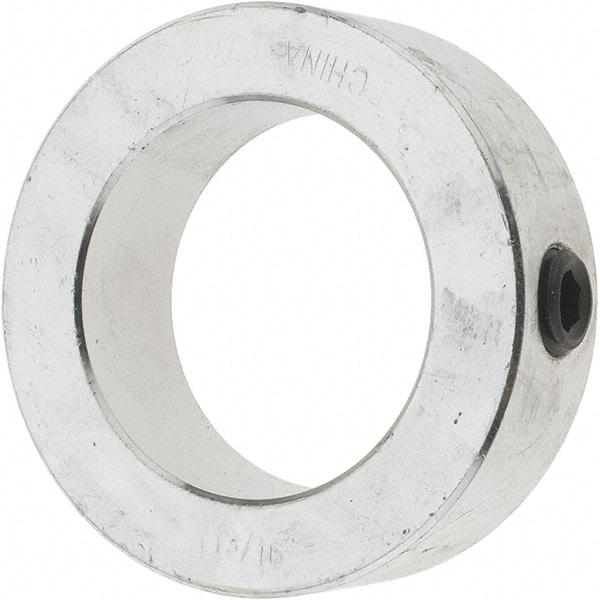 Value Collection - 1-13/16" Bore, Steel, Set Screw Shaft Collar - 2-3/4" Outside Diam, 7/8" Wide - Benchmark Tooling