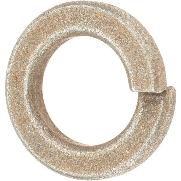 Value Collection - 5/8", 0.156" Thick Split Lock Washer - AISI 4037 Alloy Steel, Zinc Yellow Dichromate Finish, 0.628" Min ID, 0.641" Max ID, 1.073" Max OD - Benchmark Tooling