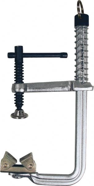 Strong Hand Tools - 3-1/4" Deep Throat, 5-1/2" Max Capacity, Standard Sliding Arm Clamp - 500 Lb Clamping Pressure - Benchmark Tooling