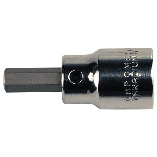 Hex Metric Bit Socket 3/8″ Square Drive with 1/4″ Replaceable Hex Bit 3 mm × 42 mm Overall Length - Benchmark Tooling
