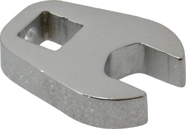 Proto - 12mm 3/8" Drive Chrome Crowfoot Wrench - 1-3/32" Head Diam x 1/4" Head Thickness, 1-15/32" OAL - Benchmark Tooling