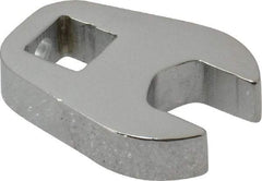 Proto - 12mm 3/8" Drive Chrome Crowfoot Wrench - 1-3/32" Head Diam x 1/4" Head Thickness, 1-15/32" OAL - Benchmark Tooling