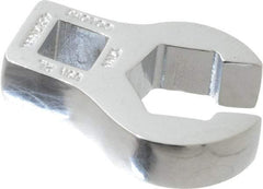 Proto - 17mm 6 Point 3/8" Drive Chrome Flare Nut Crowfoot Wrench - 2-29/32" Head Diam x 1/4" Head Thickness, 1-3/4" OAL - Benchmark Tooling