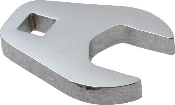 Proto - 22mm 3/8" Drive Chrome Crowfoot Wrench - 1-23/32" Head Diam x 1/4" Head Thickness, 2-7/32" OAL - Benchmark Tooling
