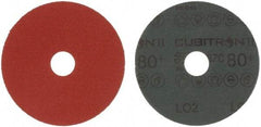 3M - 4-1/2" Diam 7/8" Hole 80 Grit Fiber Disc - Medium Grade, Ceramic, 13,300 Max RPM, Series 987C - Benchmark Tooling