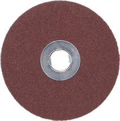 3M - 5" Diam 5/8-11 Threaded Hole 80 Grit Fiber Disc - Medium Grade, Ceramic, 12,000 Max RPM, Series 982C - Benchmark Tooling